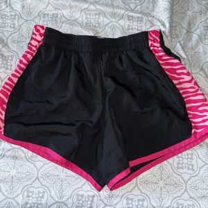 Danskin Now Black and Pink Athletic Shorts